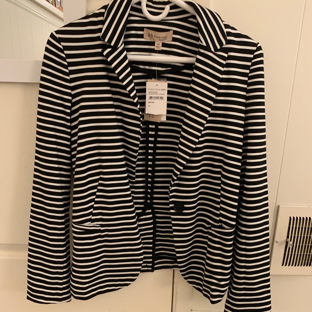 Philosophy Striped Blazer